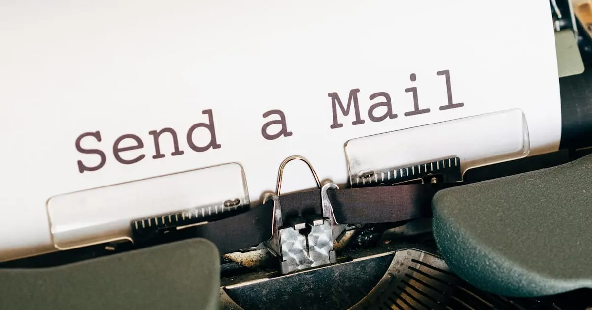 Skicka bättre textmejl