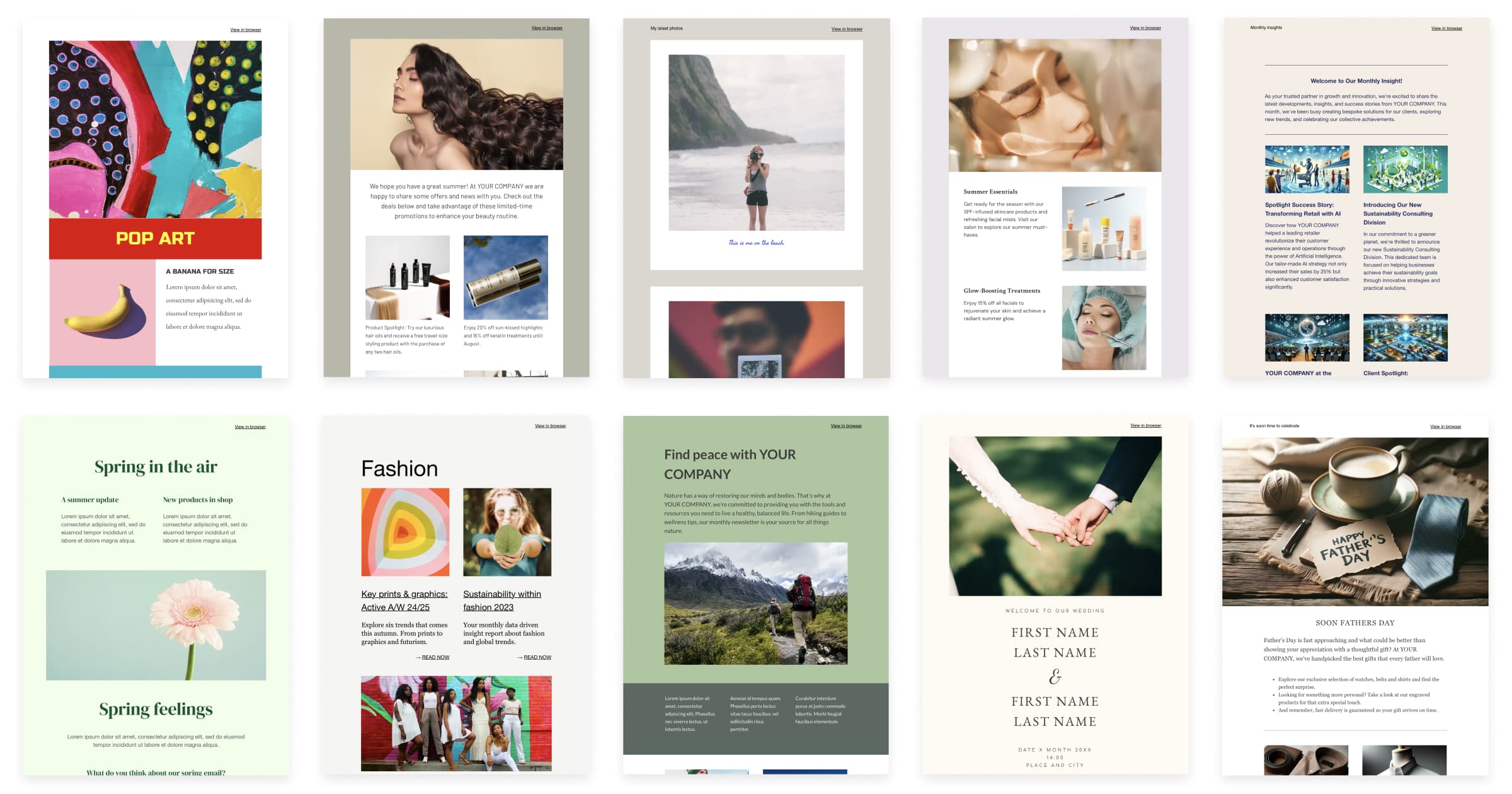 Best templates for newsletters