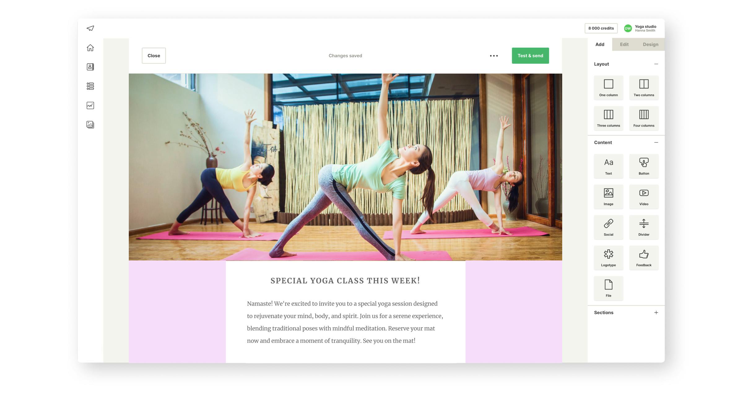 Newsletters for Yoga Studios – Minutemailer